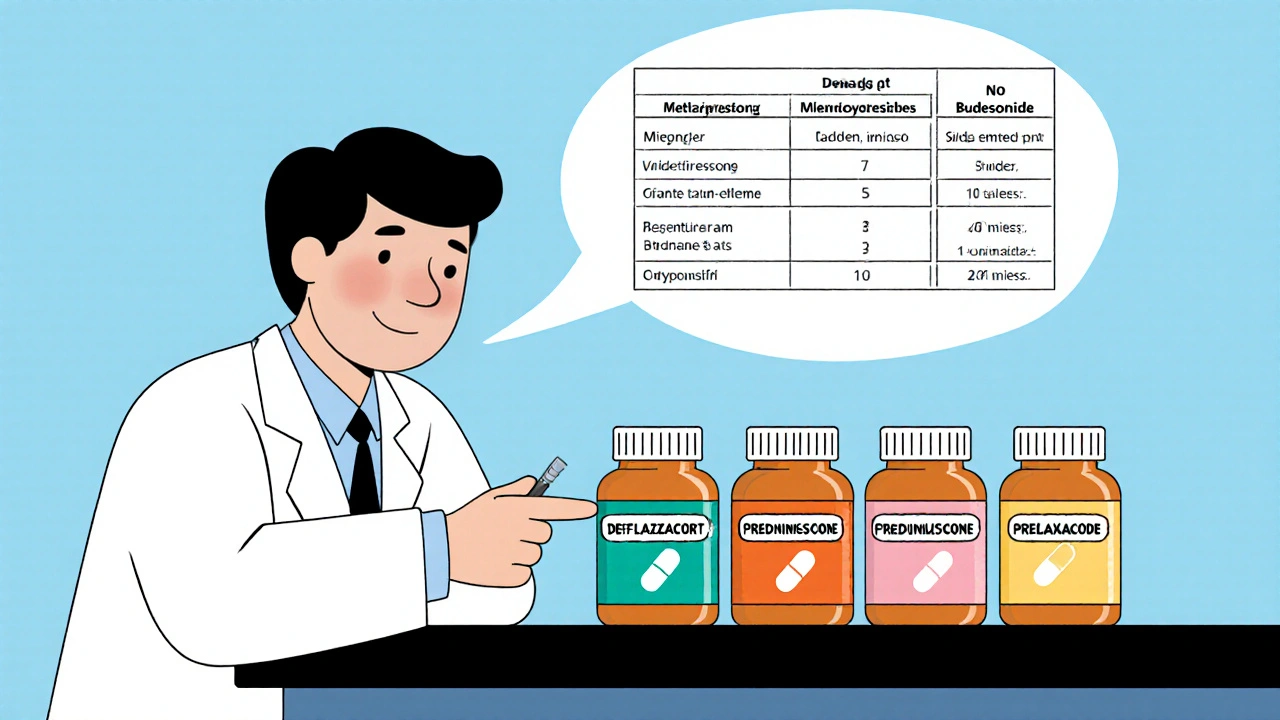 Calcort (Deflazacort) vs Other Steroids: Detailed Comparison Guide