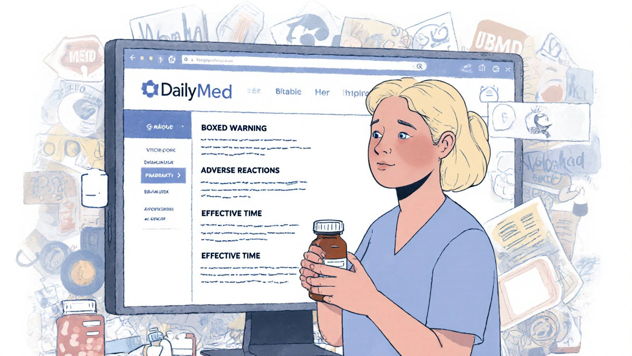 DailyMed Navigation: How to Find Up-to-Date Drug Labels and Side Effects