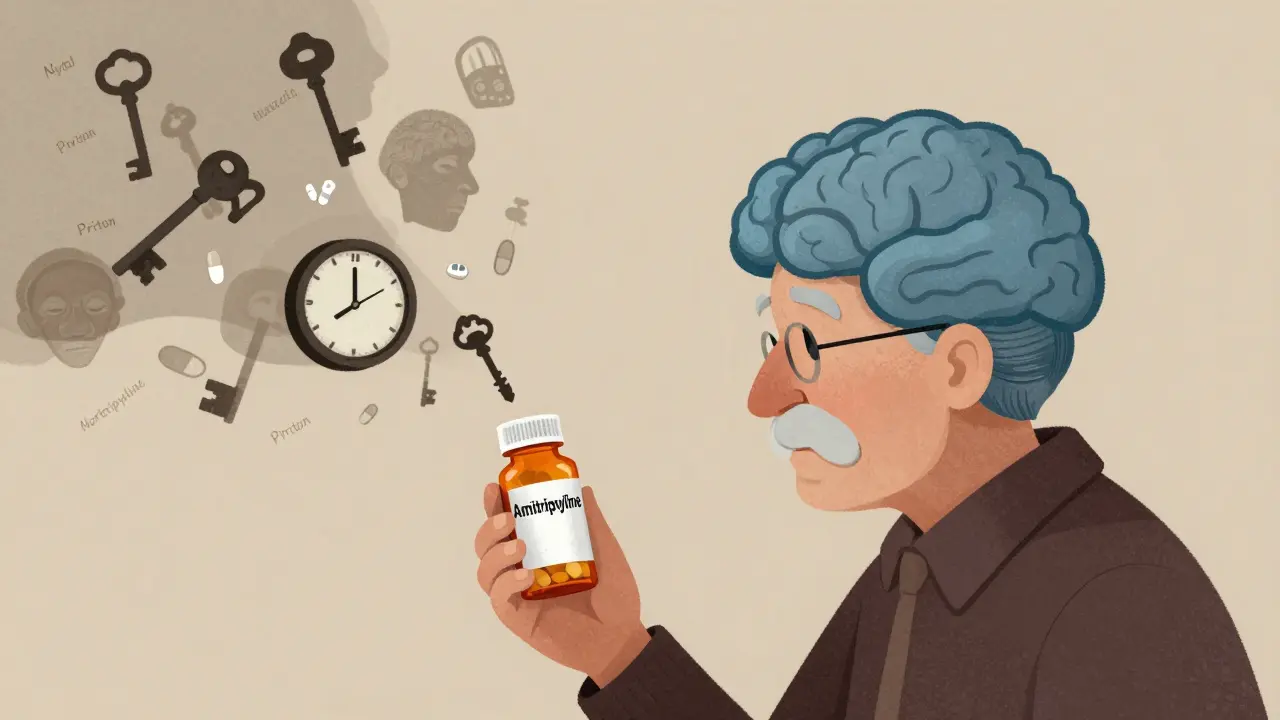 Anticholinergic Burden with Tricyclic Antidepressants: Cognitive and Cardiac Risks