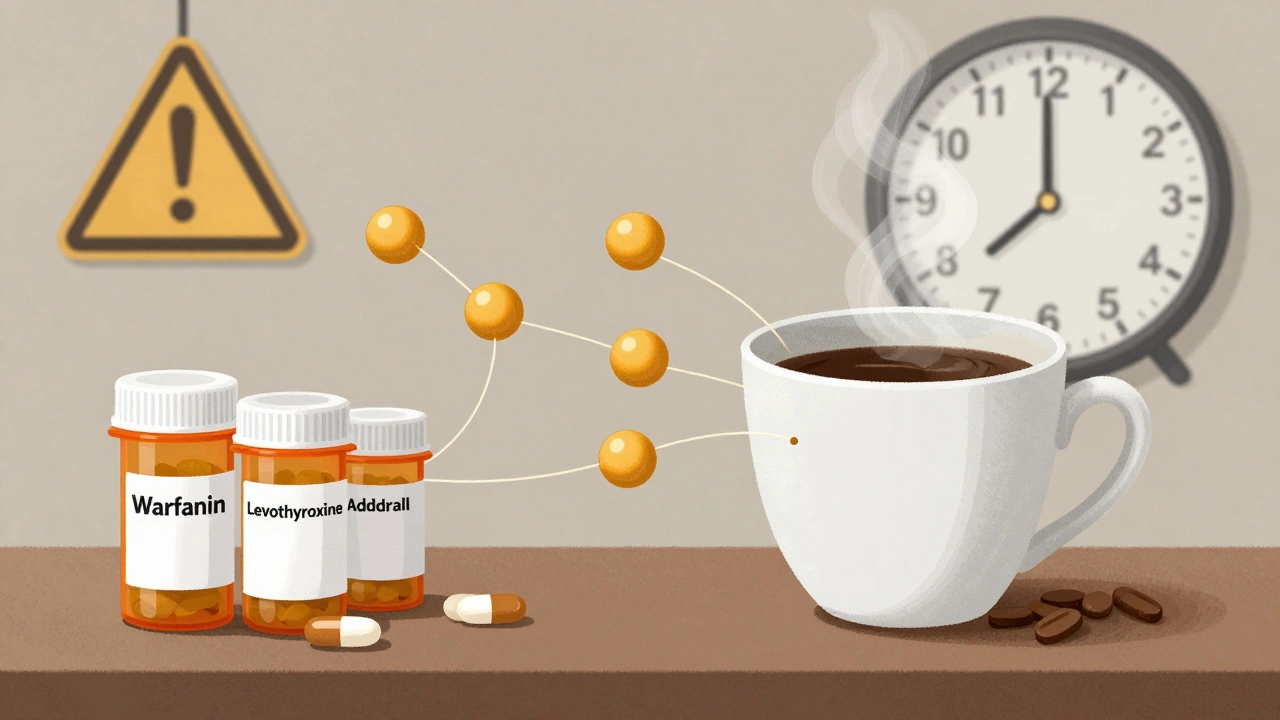 Caffeine and Medications: How Coffee Can Alter Drug Effects and Increase Side Effects