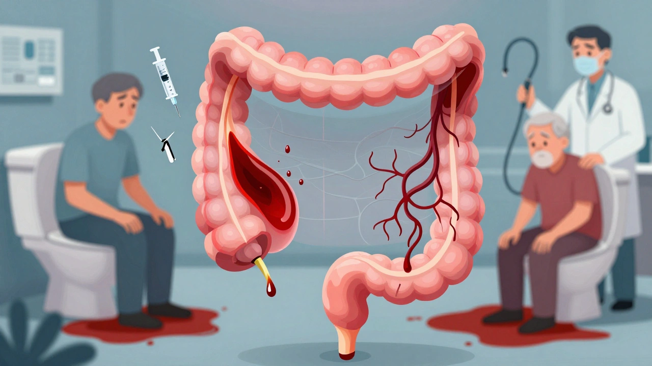 Lower GI Bleeding: Diverticula, Angiodysplasia, and How Doctors Diagnose It