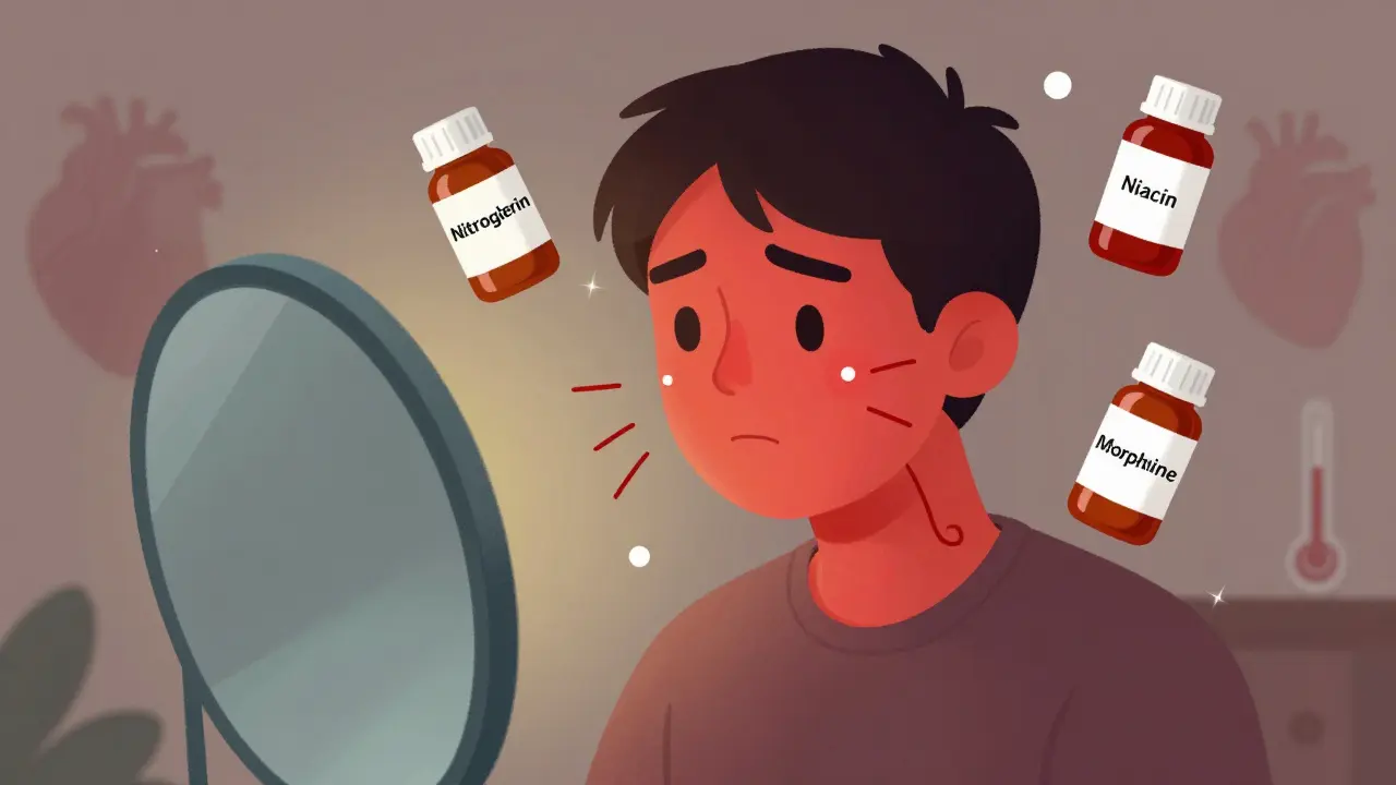 Facial Flushing from Medications: Triggers and Relief