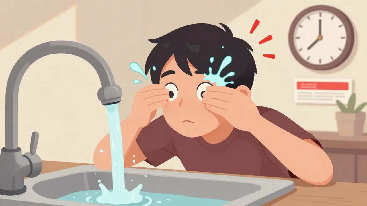 Ocular Trauma: Chemical Splashes and Immediate First Aid